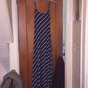 Open back maxi dress